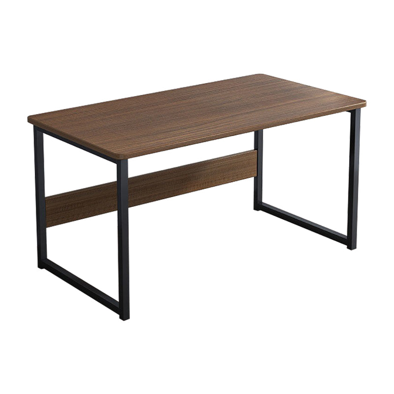 28.3" H Writing Desk Contemporary Wood Rectangular Office Desk