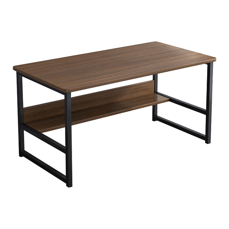 28.3" H Writing Desk Contemporary Wood Rectangular Office Desk