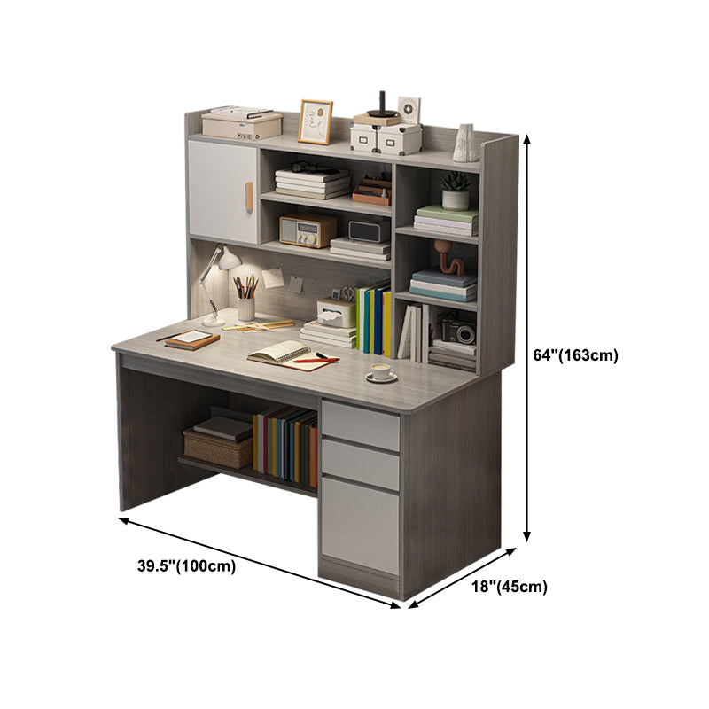 Rectangular Home Credenza Desk Contemporary Wood Writing Desk