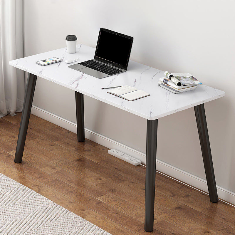 Contemporary Wood Computer Desk Rectangular Writing Desk for Home