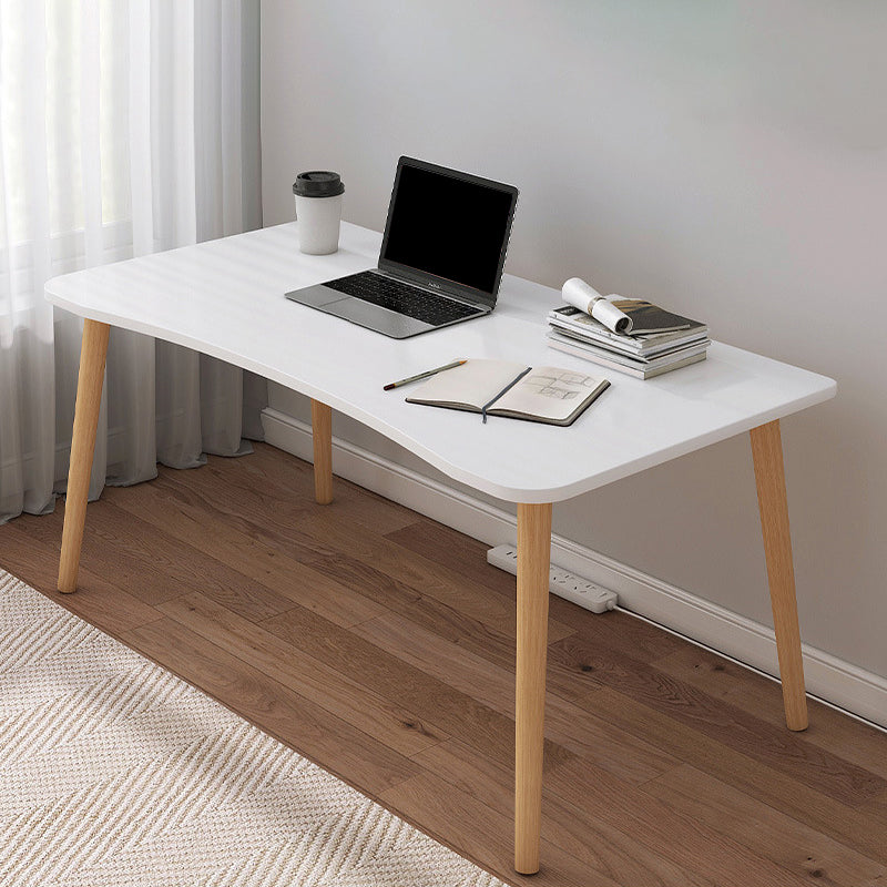 Contemporary Wood Computer Desk Rectangular Writing Desk for Home