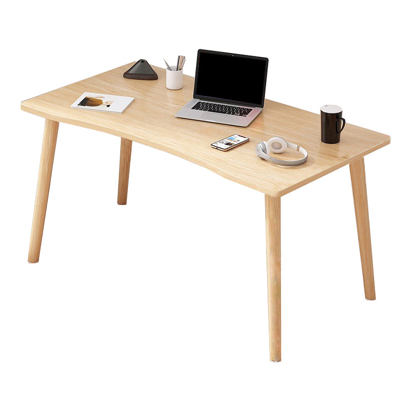 Contemporary Wood Computer Desk Rectangular Writing Desk for Home