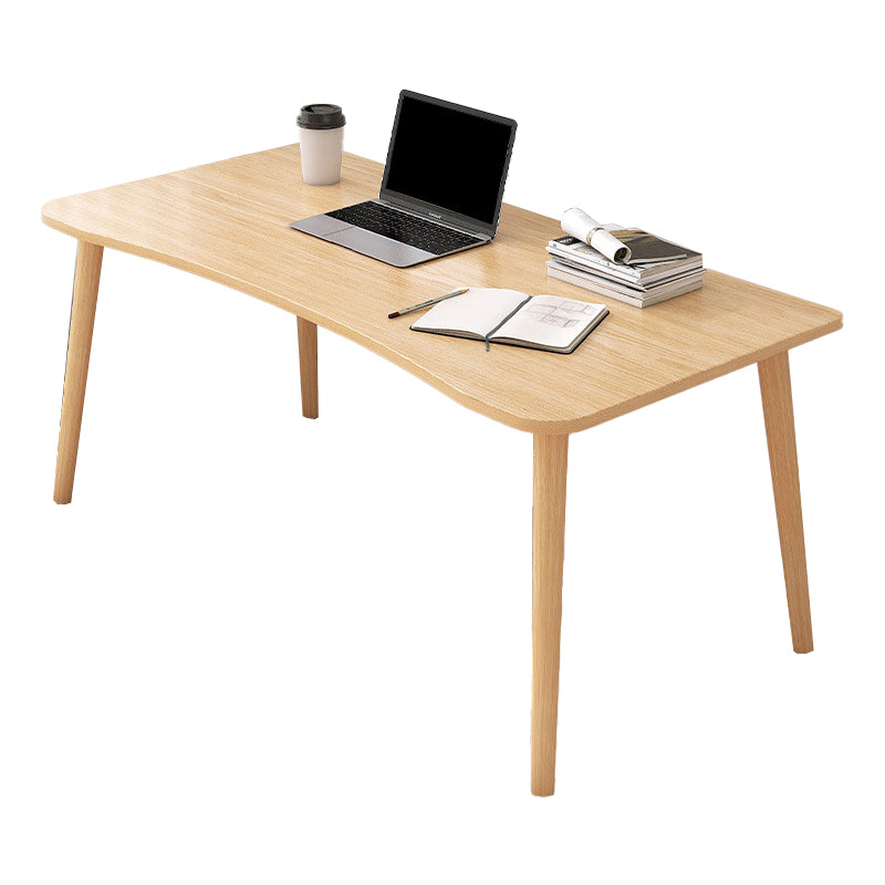 Contemporary Wood Computer Desk Rectangular Writing Desk for Home