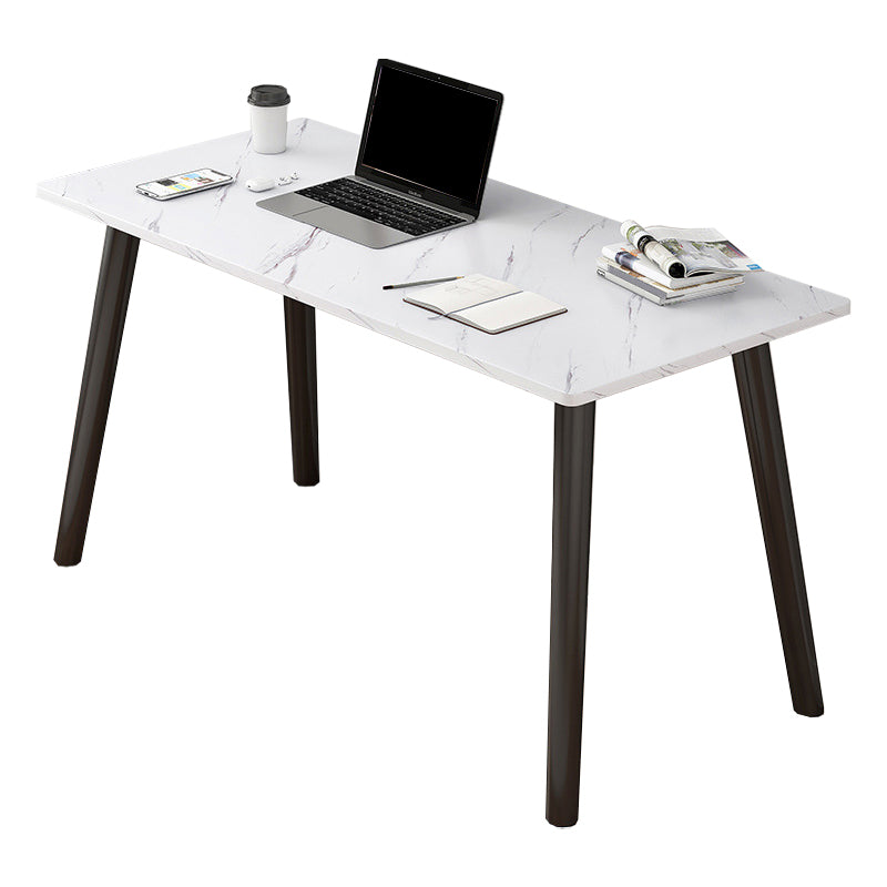 Contemporary Wood Computer Desk Rectangular Writing Desk for Home