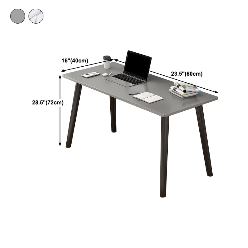 Contemporary Wood Computer Desk Rectangular Writing Desk for Home