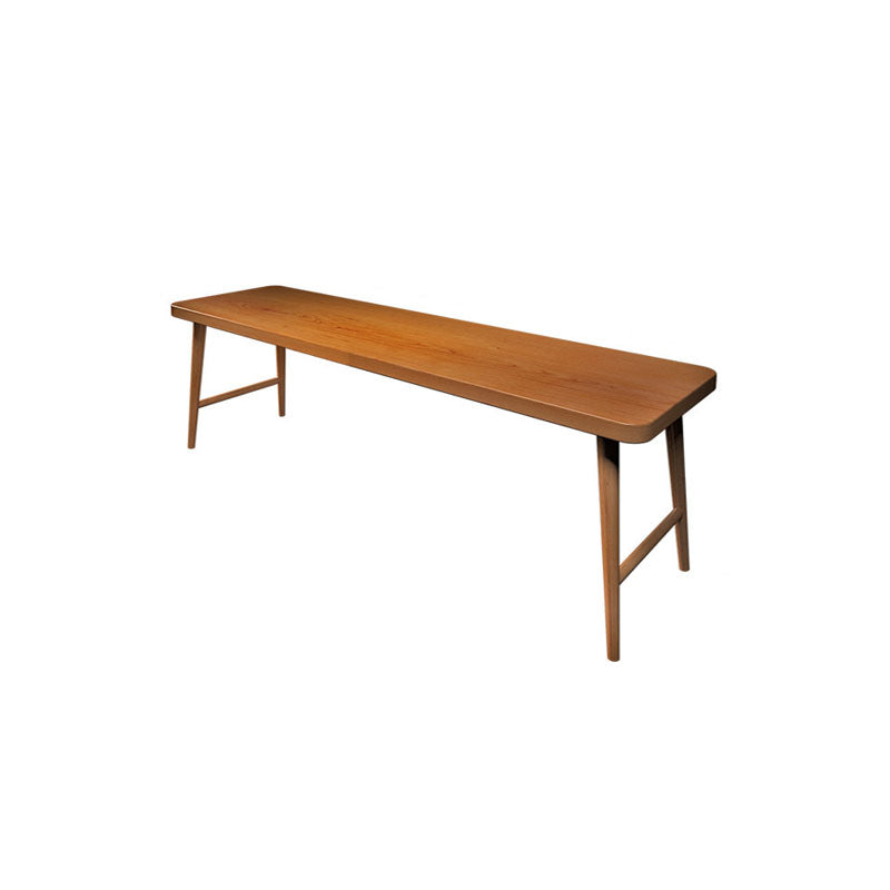Contemporary Rectangular Office Desk Solid Wood Writing Desk for Home