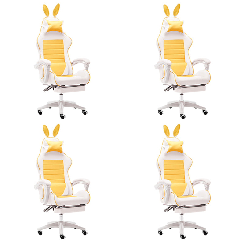 Modern Computer Chair Adjustable Arms High Back Chair with Wheels