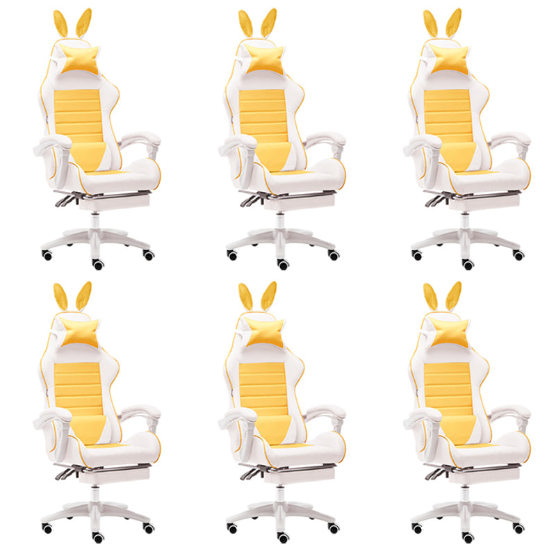 Modern Computer Chair Adjustable Arms High Back Chair with Wheels