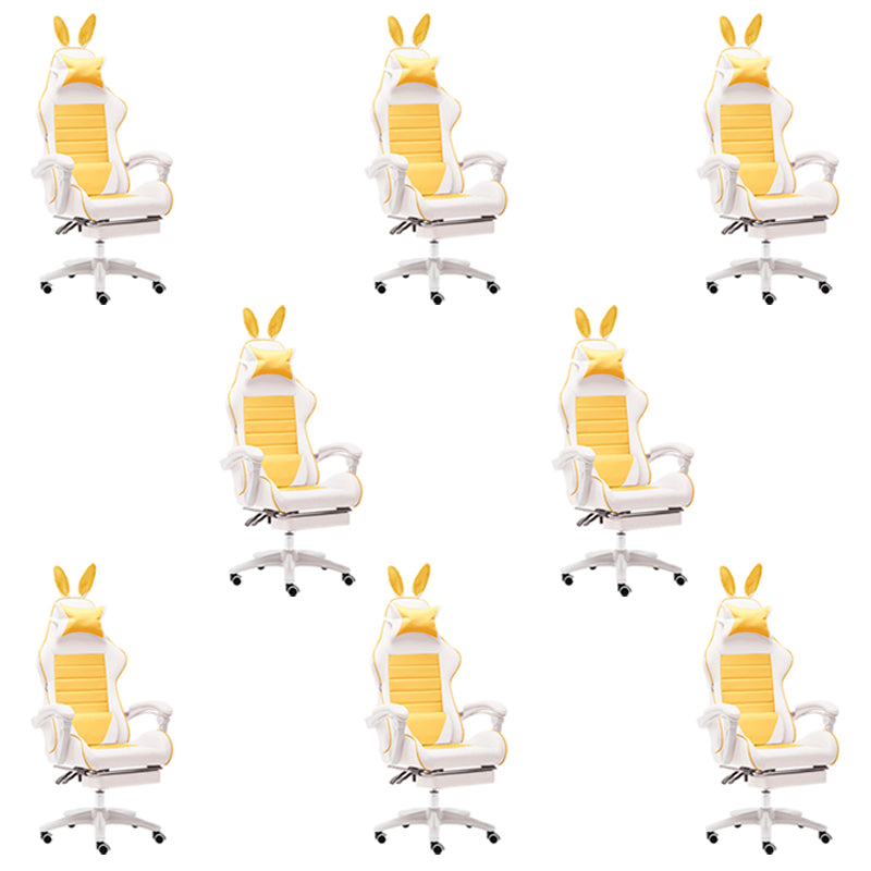 Modern Computer Chair Adjustable Arms High Back Chair with Wheels