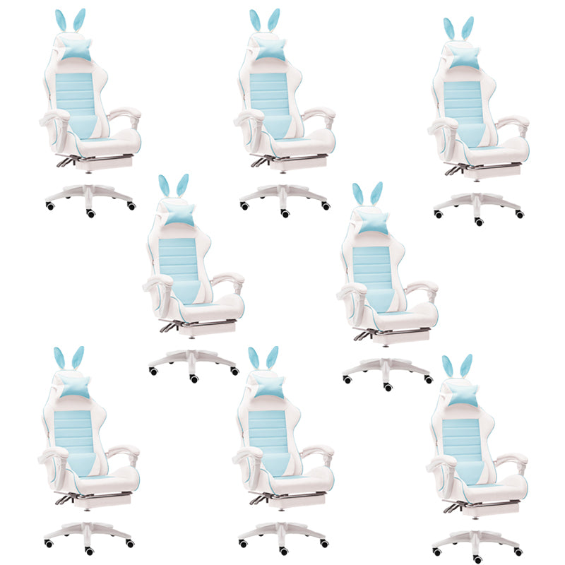 Modern Computer Chair Adjustable Arms High Back Chair with Wheels