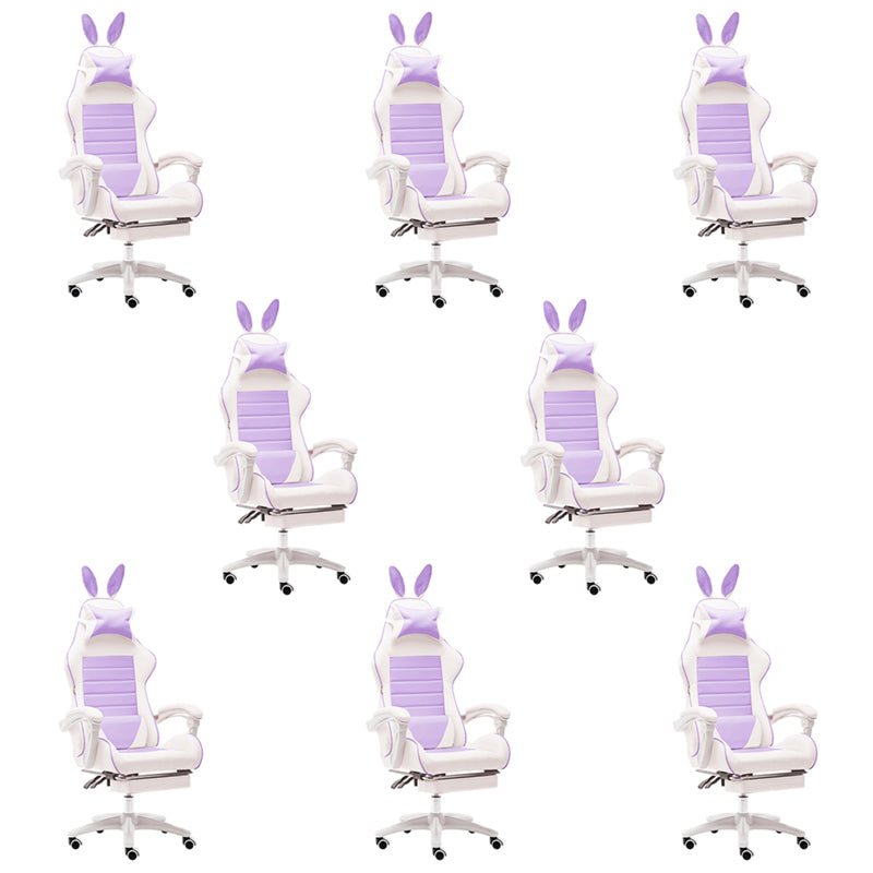 Modern Computer Chair Adjustable Arms High Back Chair with Wheels