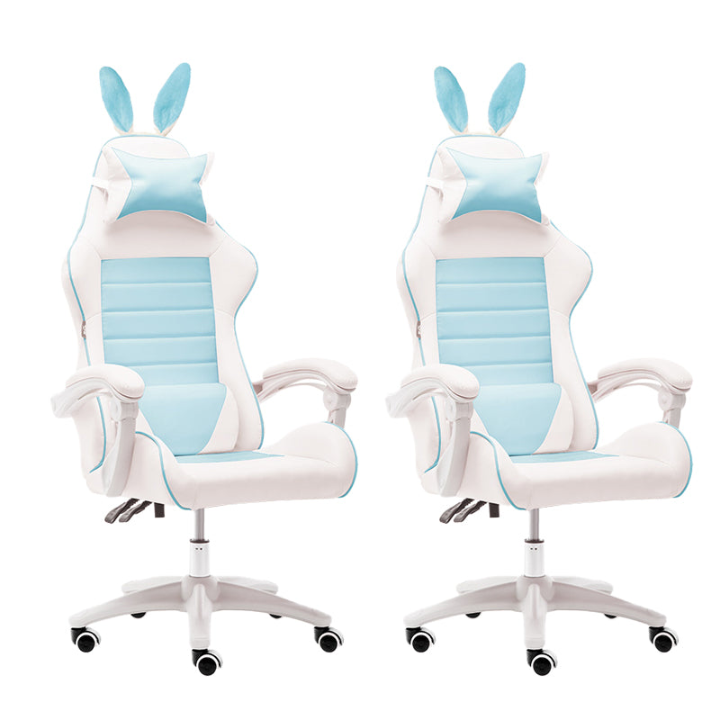 Modern Computer Chair Adjustable Arms High Back Chair with Wheels