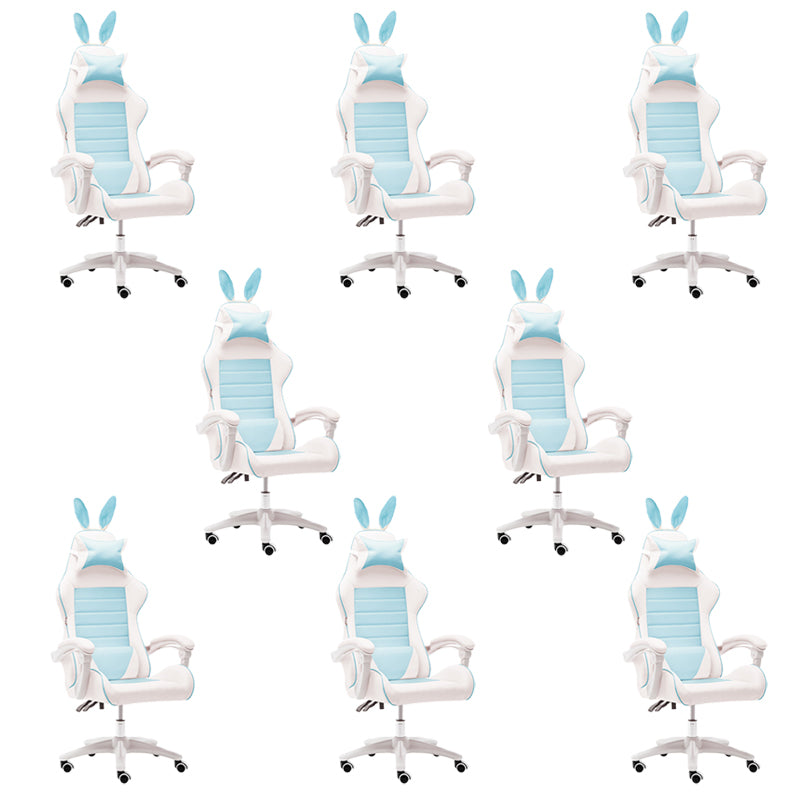 Modern Computer Chair Adjustable Arms High Back Chair with Wheels