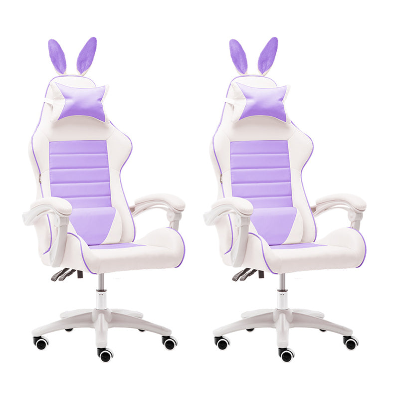 Modern Computer Chair Adjustable Arms High Back Chair with Wheels