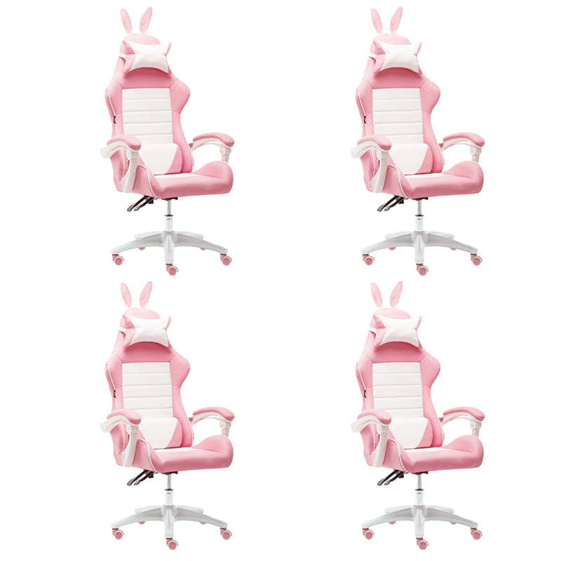 Modern Computer Chair Adjustable Arms High Back Chair with Wheels