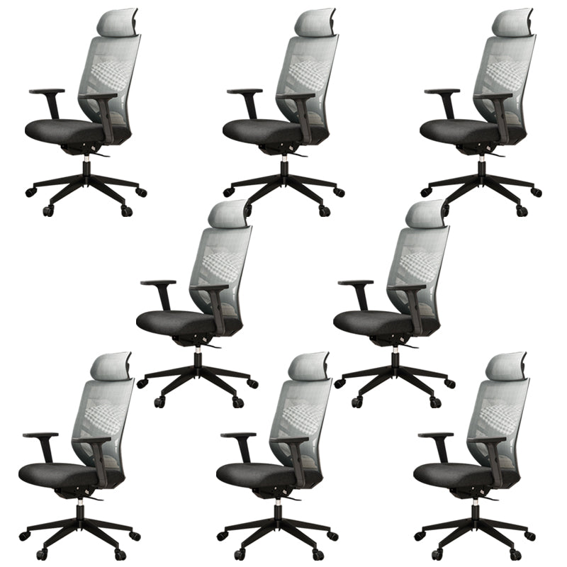 Modern Mesh Chair Lumbar Support Desk Chair Computer Chair with Wheels