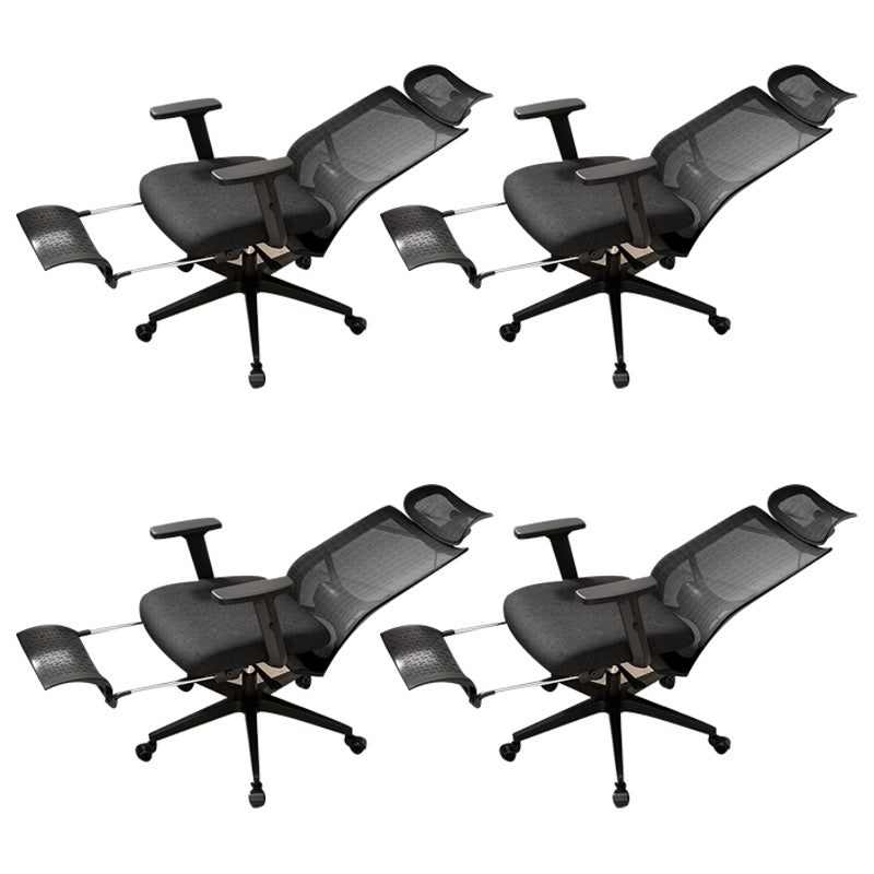 Modern Mesh Chair Lumbar Support Desk Chair Computer Chair with Wheels