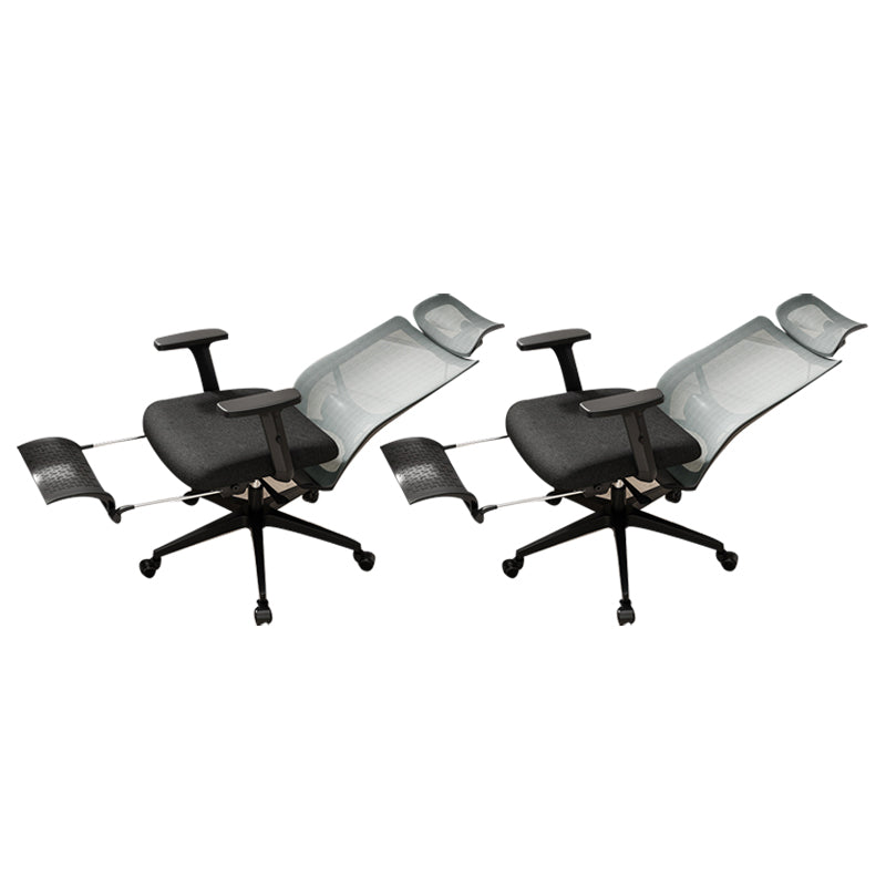 Modern Mesh Chair Lumbar Support Desk Chair Computer Chair with Wheels