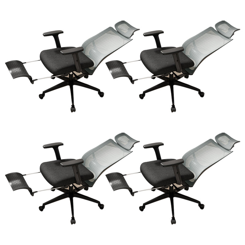 Modern Mesh Chair Lumbar Support Desk Chair Computer Chair with Wheels