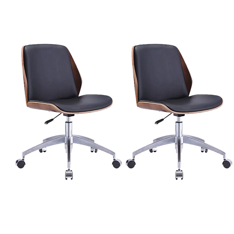 Contemporary Workspace Office Chair Armless Upholstered Task Chair