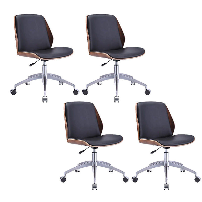 Contemporary Workspace Office Chair Armless Upholstered Task Chair