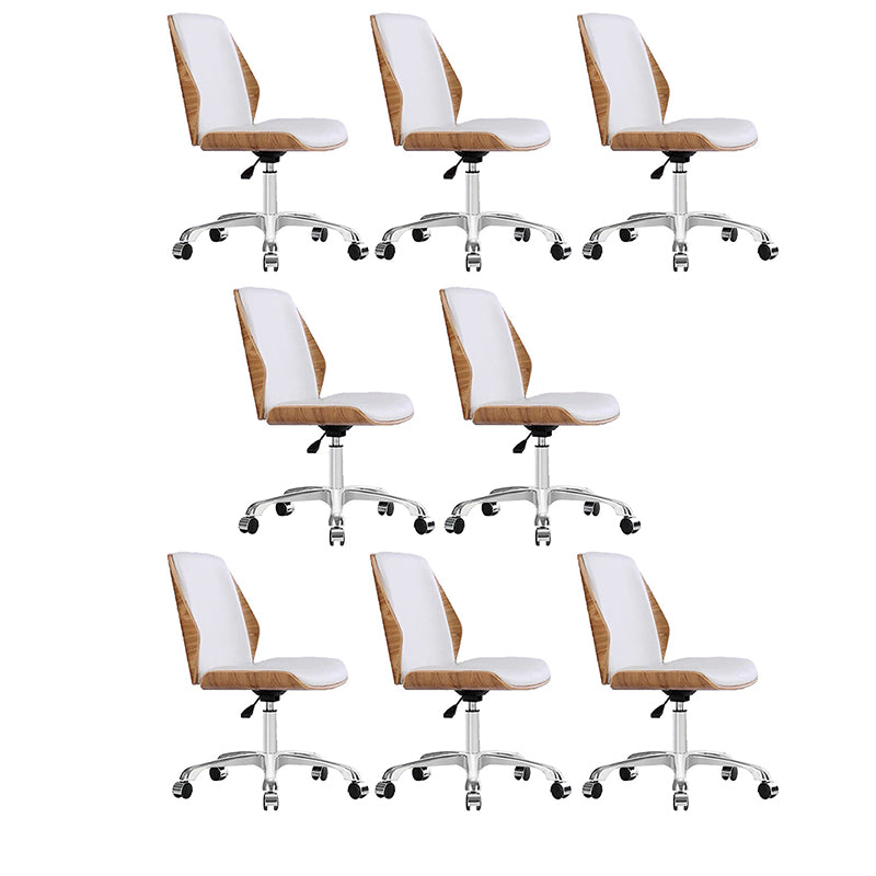 Contemporary Workspace Office Chair Armless Upholstered Task Chair