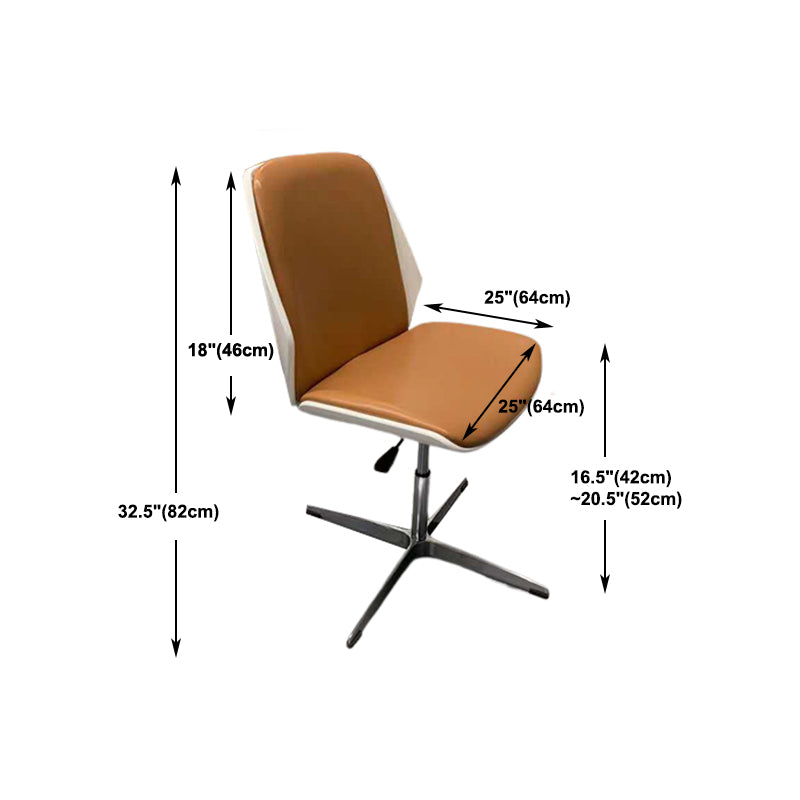 Contemporary Workspace Office Chair Armless Upholstered Task Chair