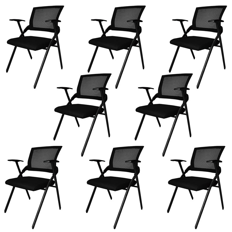 Black Office Chair Mid-back Breathable AirGrid Conference Chair