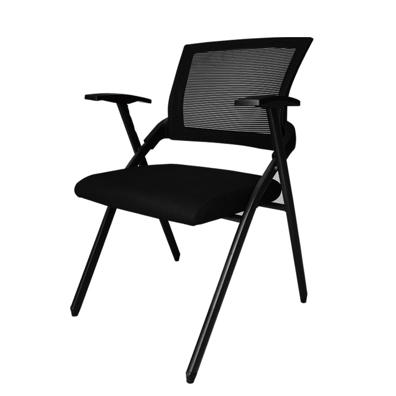 Black Office Chair Mid-back Breathable AirGrid Conference Chair