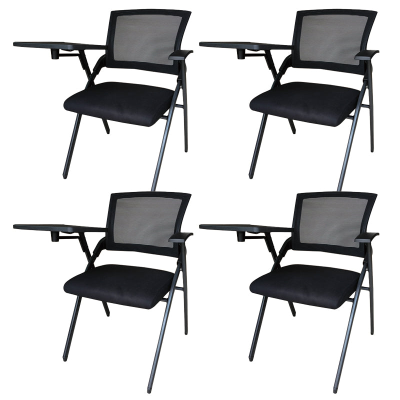 Black Office Chair Mid-back Breathable AirGrid Conference Chair