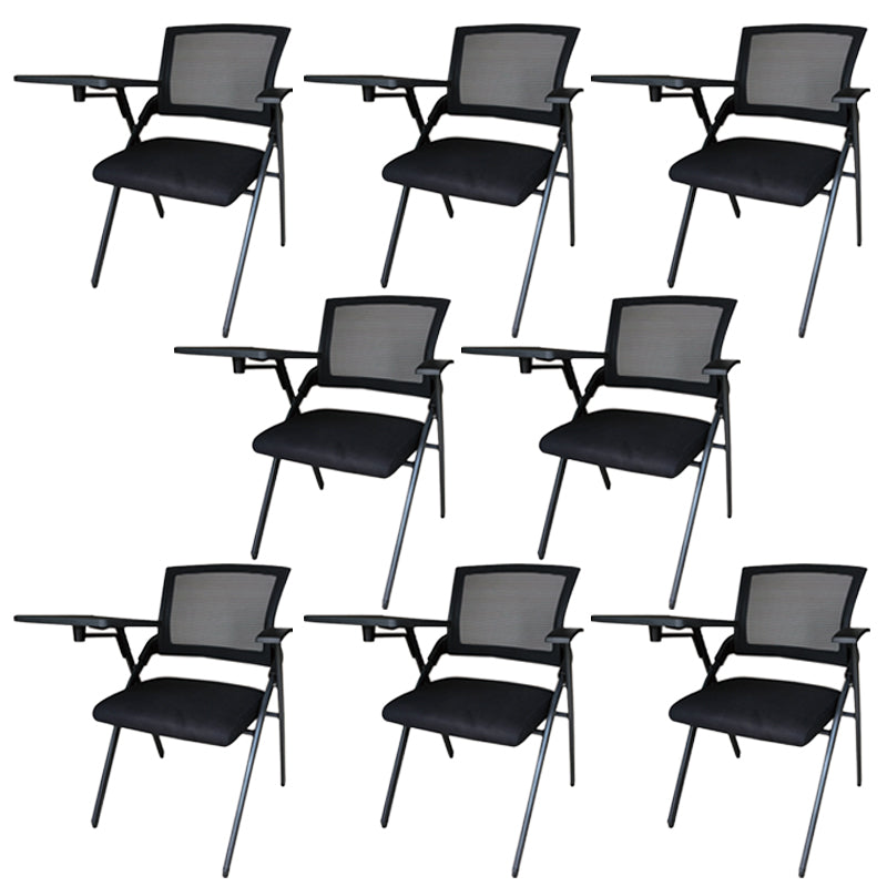 Black Office Chair Mid-back Breathable AirGrid Conference Chair