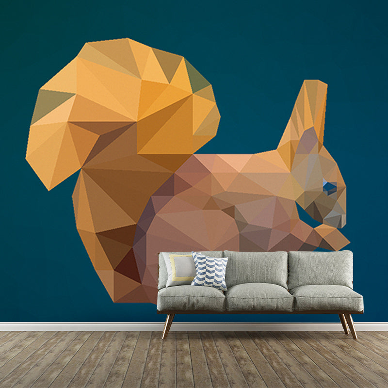 Illustration Geometric Wall Mural Decorative Stain Resistant Wallpaper