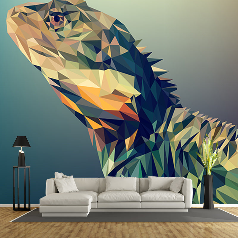 Illustration Geometric Wall Mural Decorative Stain Resistant Wallpaper