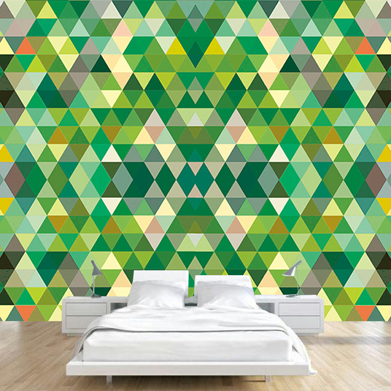 Illustration Mural Stain Resistant Modern Living Room Geometric Wall Mural