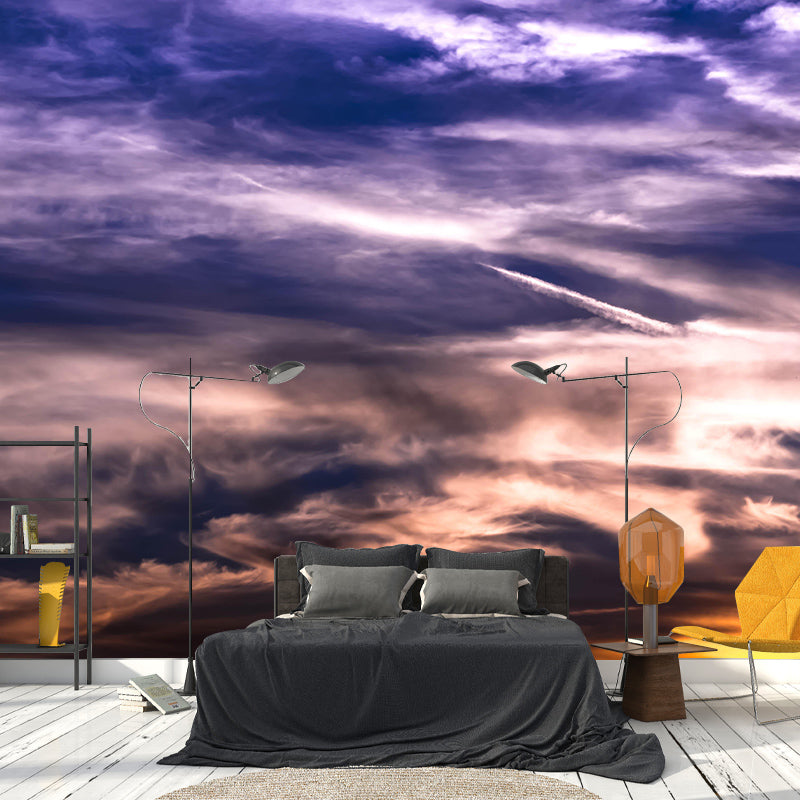 Mildew Resistant Wall Mural Sky Pattern Environmental Photography Home Mural