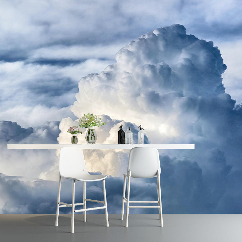 Photography Wall Mural Sky Pattern Stain Resistant Contemporary Wallpaper