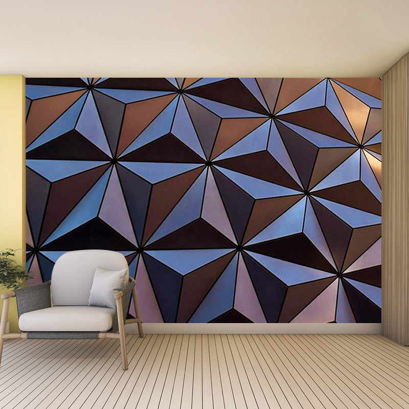 Illustration Geometric Printed Mural Modern Stain Resistant Home Mural