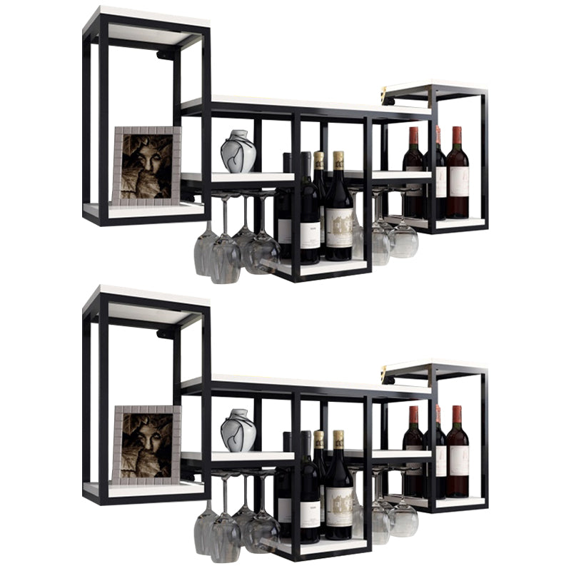 Wall Mounted Wine Holder Manufactured Wood Wine Holder Rack-41.7" X 7.87" X 23.6"