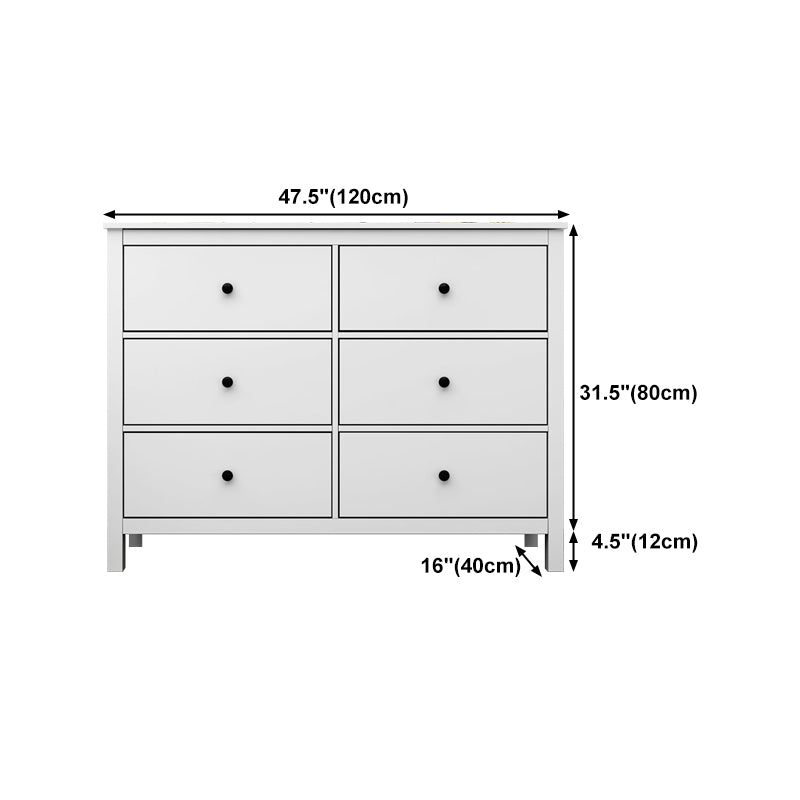 Wood Dining Room Sideboard Cabinet Modern Server Cabinet with Drawers