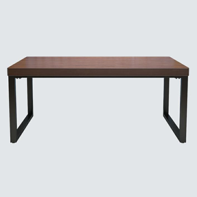 Solid Wood Writing Desk Modern Style Brown Home and Office Desk