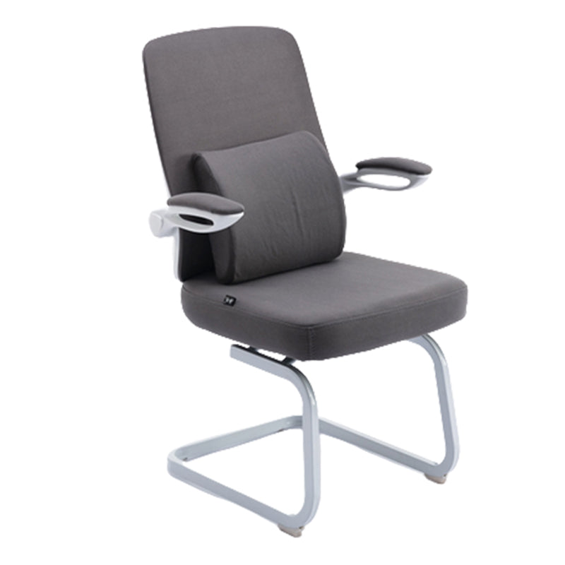 Modern Computer Chair Adjustable Flip up Armrest Chair Steel Desk Chair