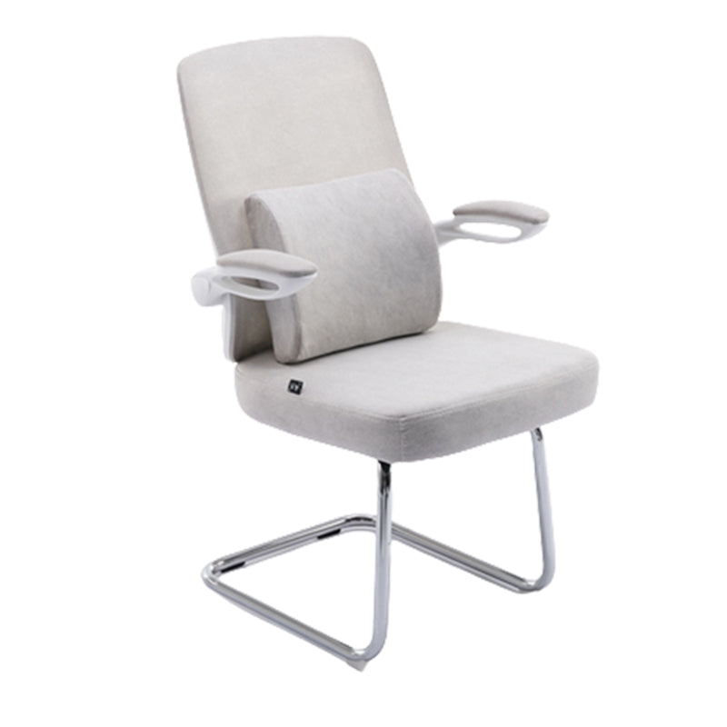 Modern Computer Chair Adjustable Flip up Armrest Chair Steel Desk Chair