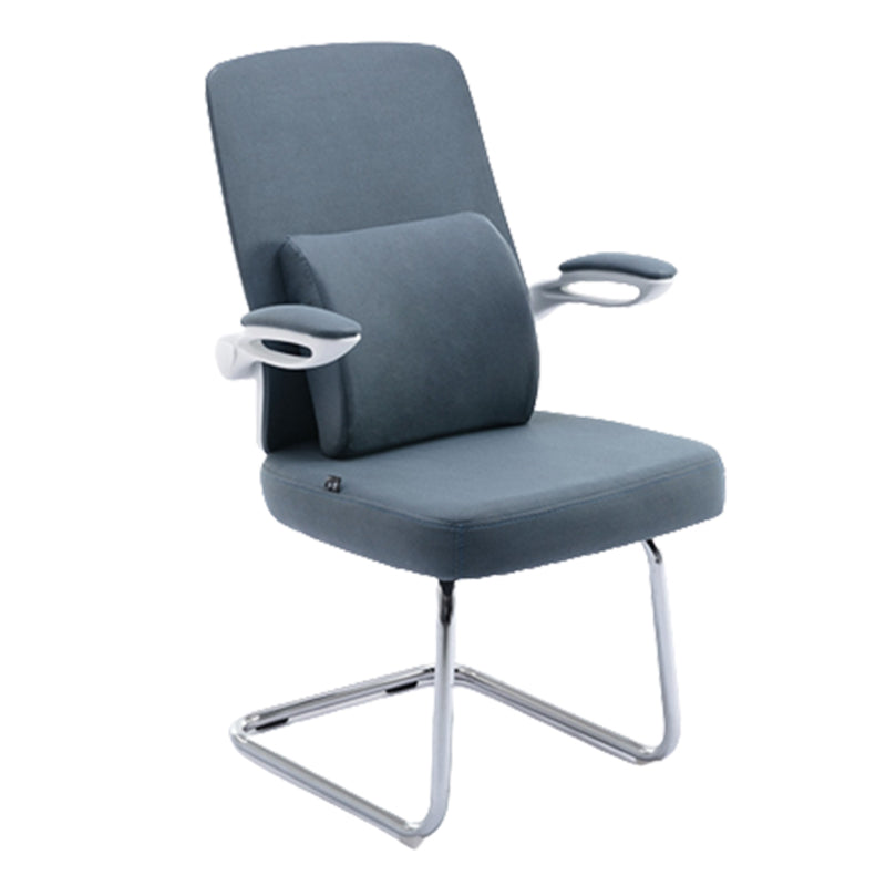 Modern Computer Chair Adjustable Flip up Armrest Chair Steel Desk Chair