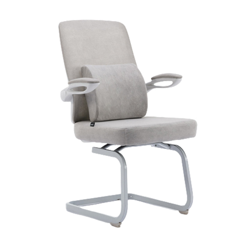 Modern Computer Chair Adjustable Flip up Armrest Chair Steel Desk Chair