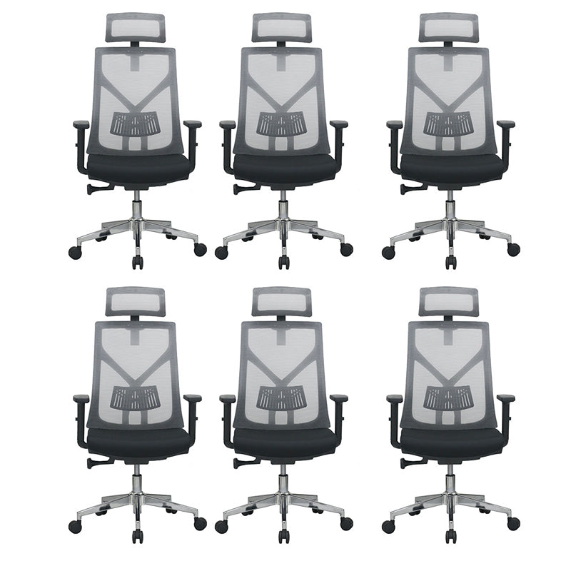 Modern Computer Chair Adjustable Armrest Chair Lumbar Support Chair