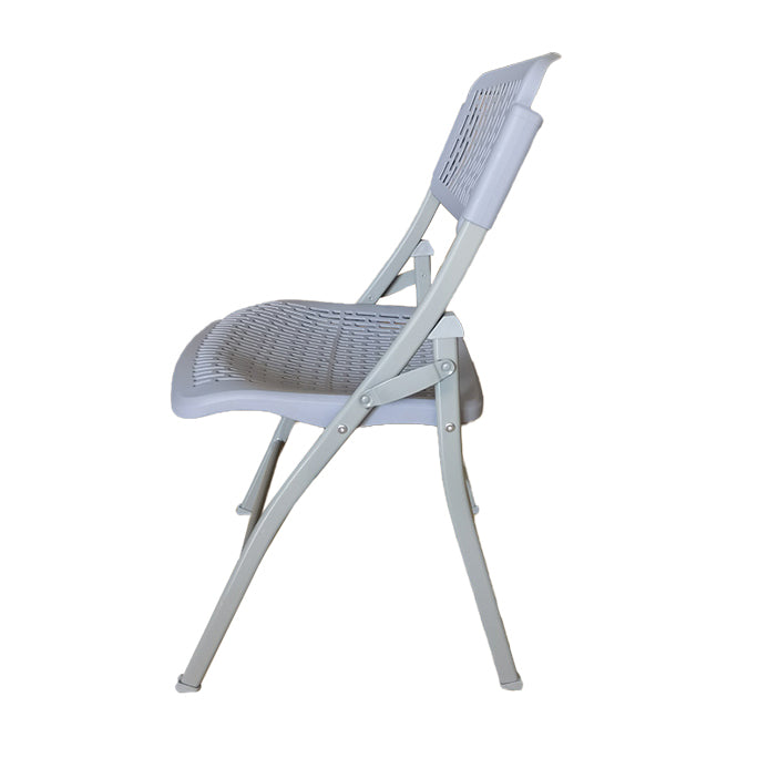 Modern Low Back Office Chair Plastic Armless Upholstered Office Chair