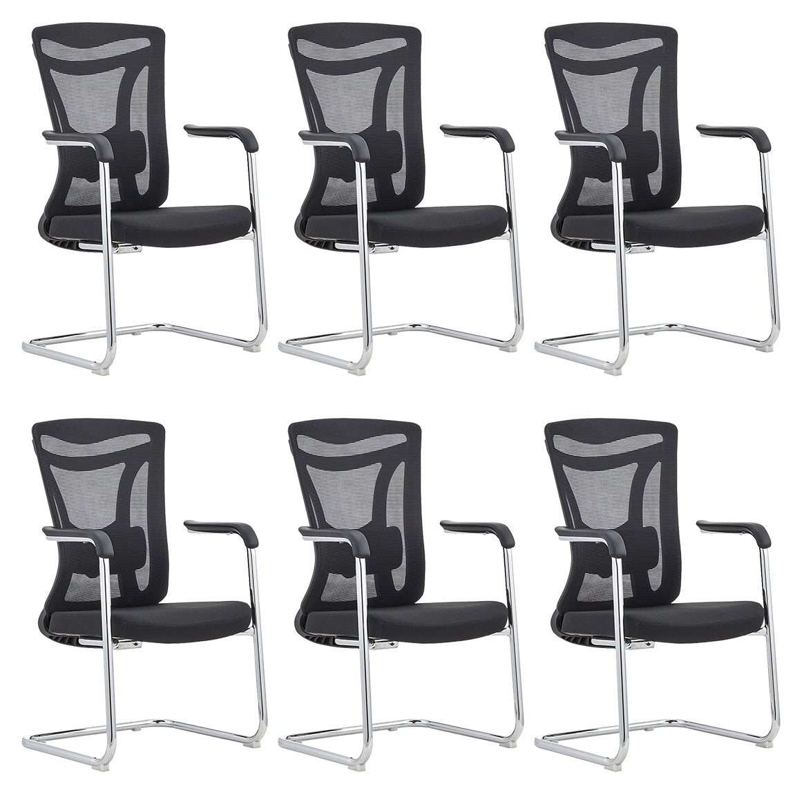 Contemporary Mesh Chair High Back Chair with Adjustable Lumbar Support