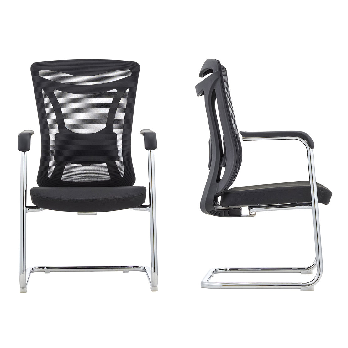 Contemporary Mesh Chair High Back Chair with Adjustable Lumbar Support