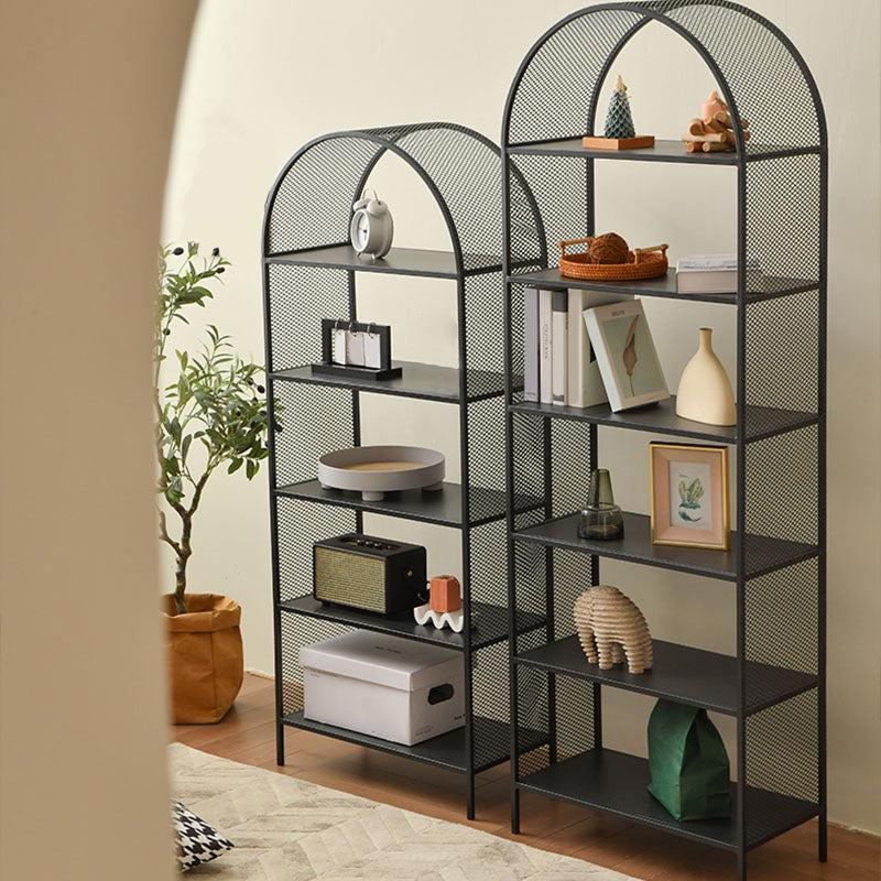 Modern Metal Bookshelf Standard Open Shelf Bookcase with Shelves