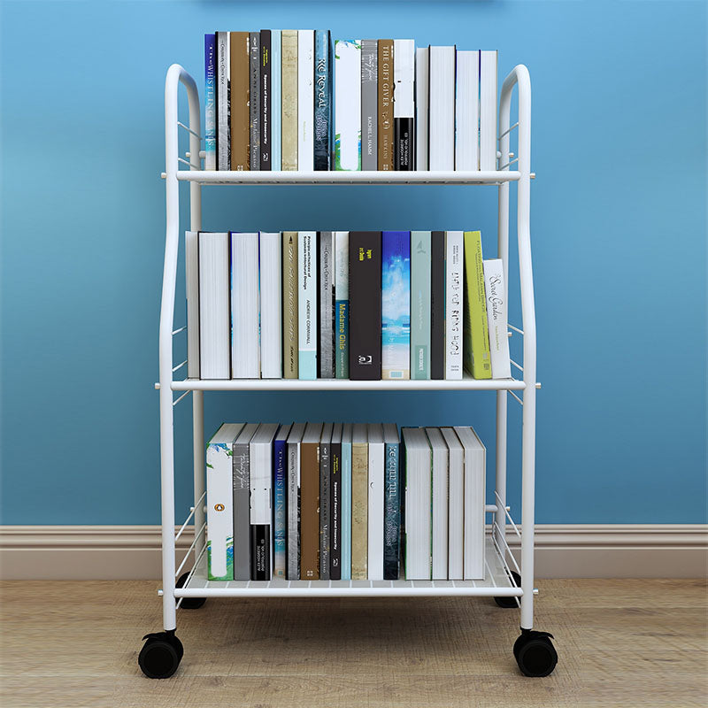 Modern Metal Shelf Bookcase Etagere Book Shelf for Study Room